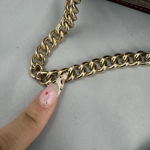 Coach Klare Crossbody Bag Womens Rainbow Quilted Leather Designer Purse Y2K - Picture 7 of 12